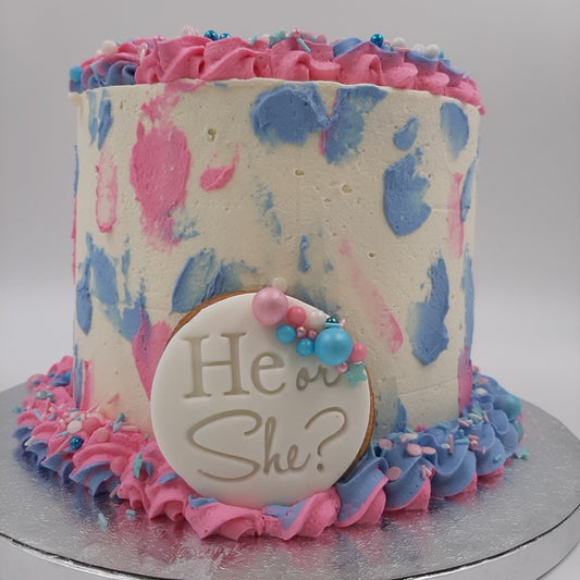 Genderreveal cake
