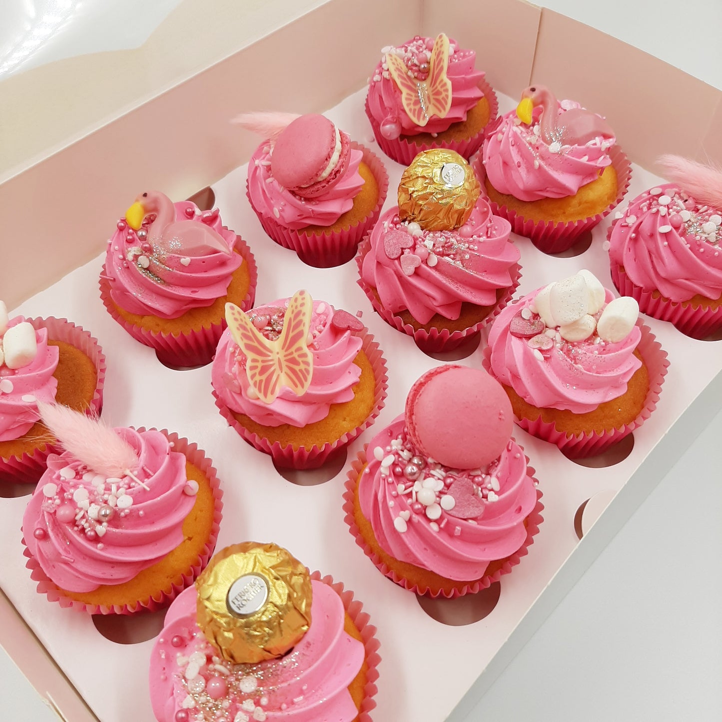Cupcakes met 1 toef