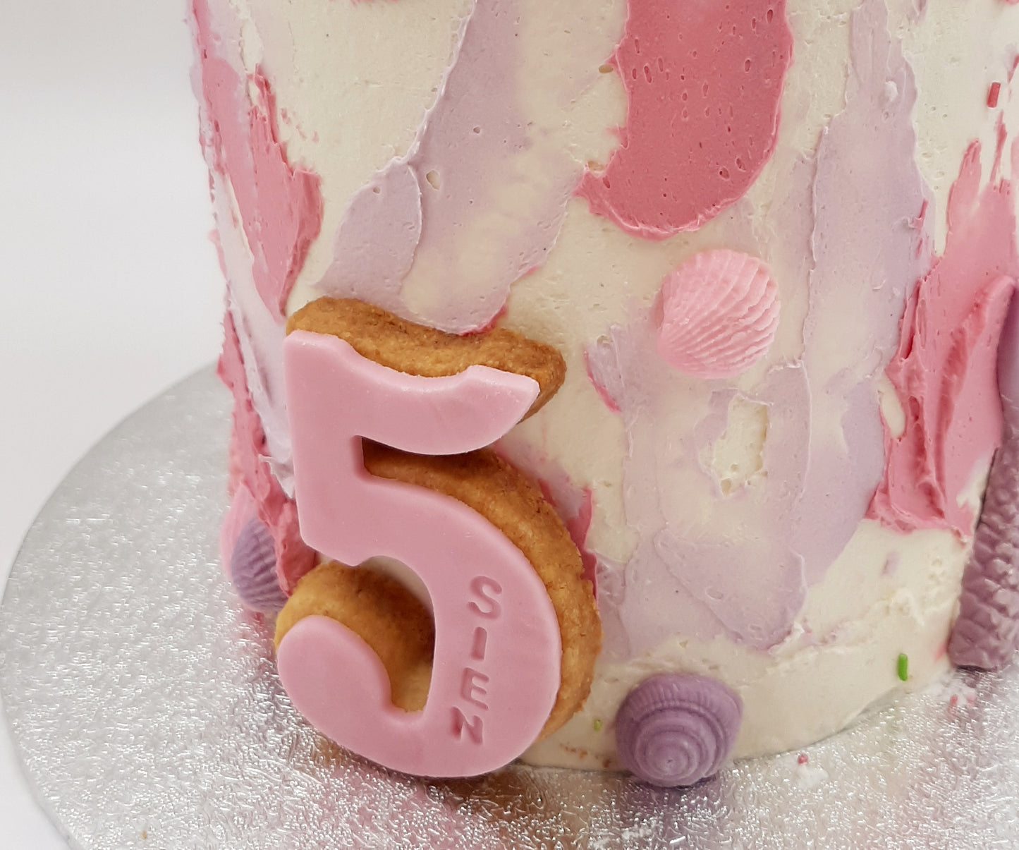 Nummerkoekje met naam